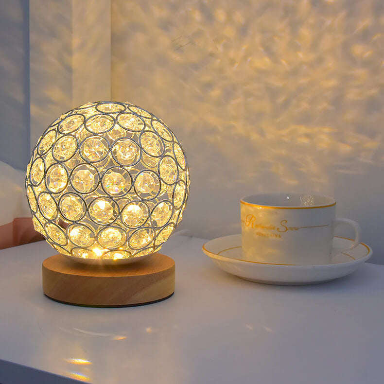 Stornfield | Modern Minimalist USB Rechargeable Round LED Table Lamp