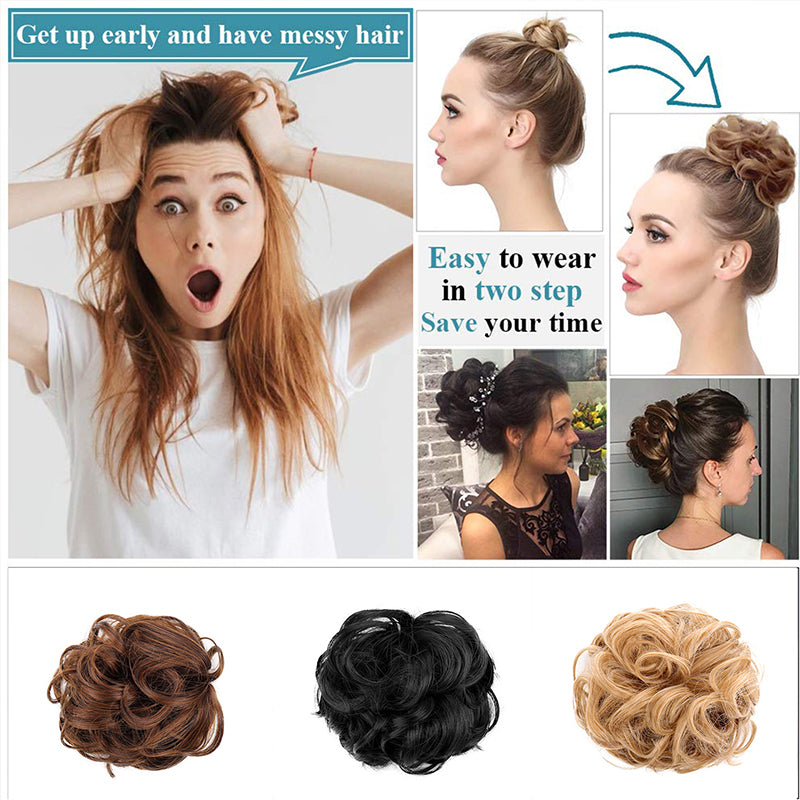 Bun Clipping Flower Buds Wig | Stornfield