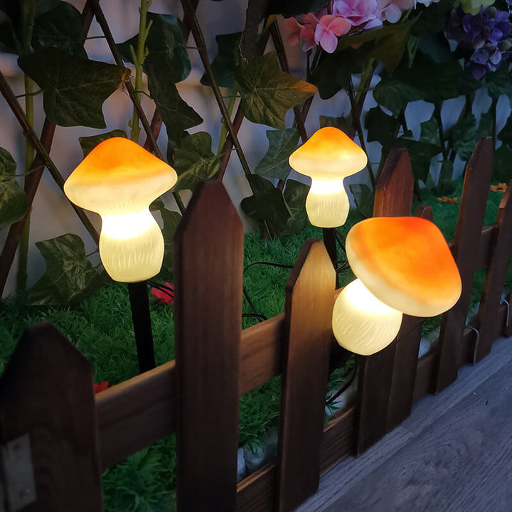 Solar Outdoor Mushroom Shape LED Garden Lawn Ground Insert Landscape Light | Stornfield