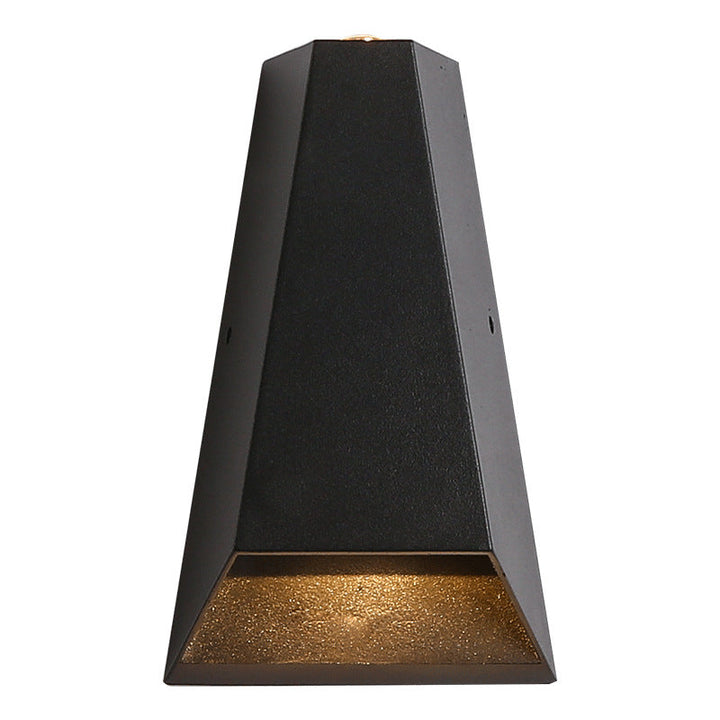 Outdoor Modern Column Geometry LED Waterproof Wall Sconce Lamp | Stornfield