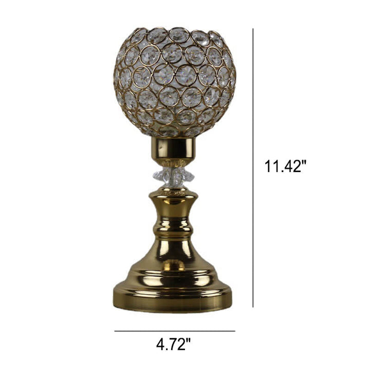 Stornfield | European Luxury Crystal Ball Art 1-Light Table Lamp