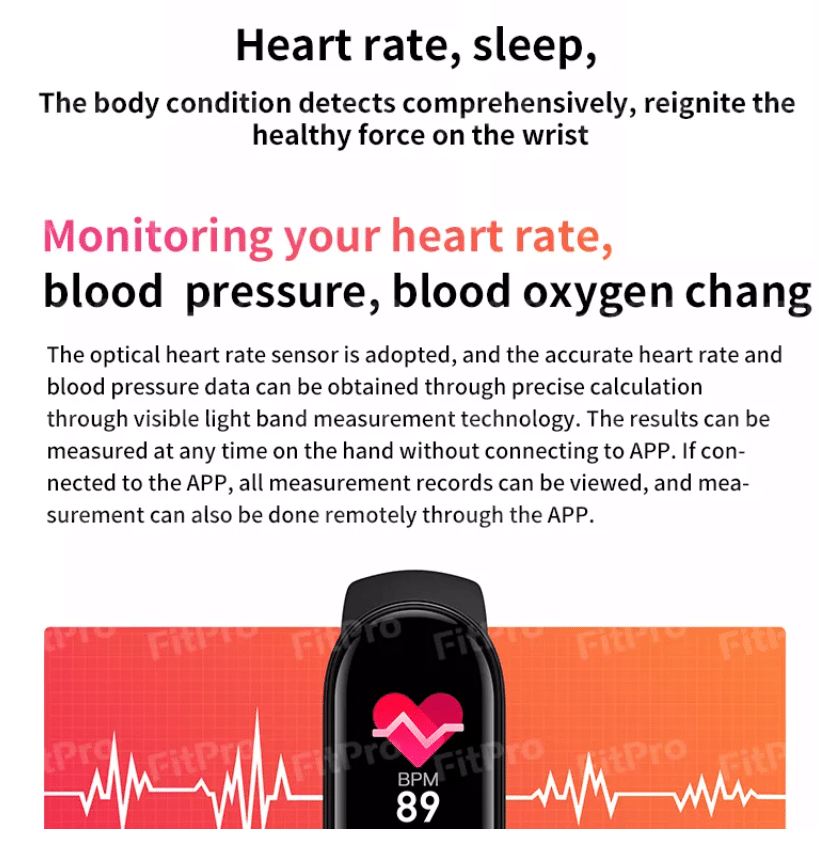 Smartwatch - with pulse and blood pressure monitor | Stornfield