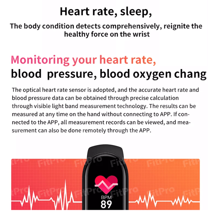 Smartwatch - with pulse and blood pressure monitor | Stornfield