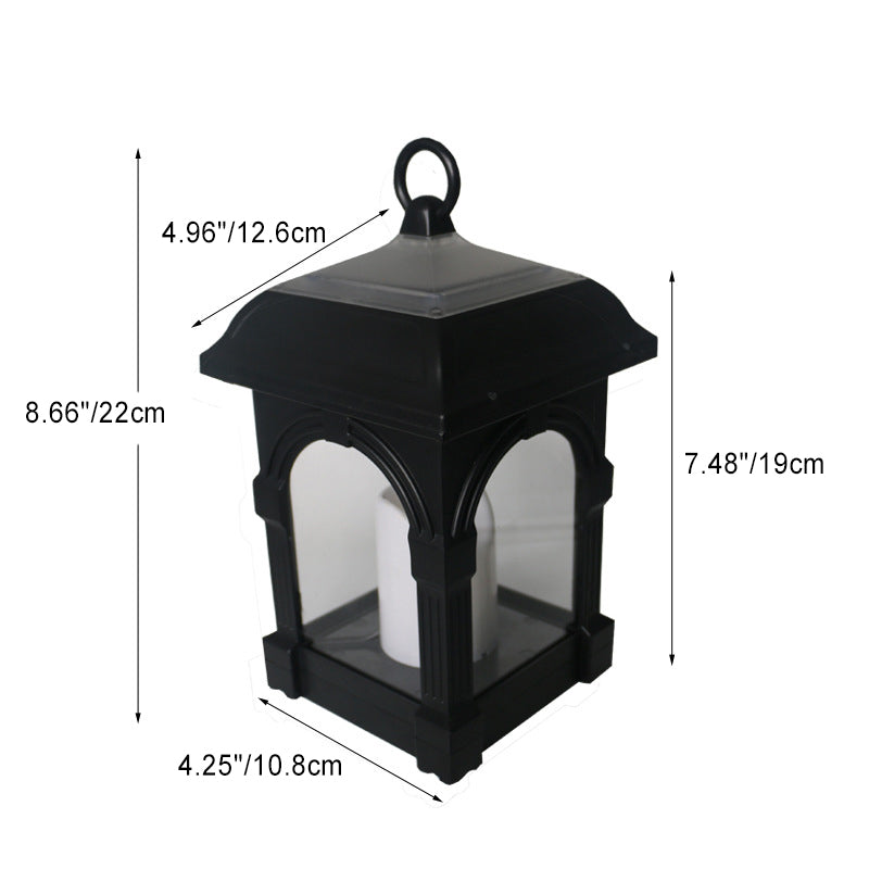 Traditional European Solar Waterproof House Cubic Plastic LED Landscape Lighting Outdoor Light For Garden | Stornfield