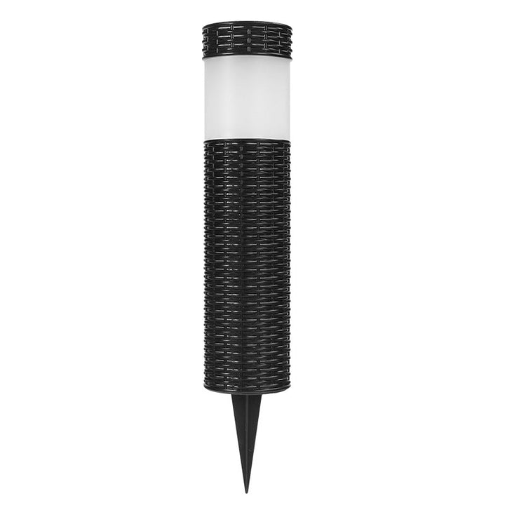 Stornfield | Outdoor Solar Rattan Cylindrical LED Garden Light