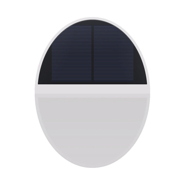 Solar Outdoor Waterproof Round Flat Body Radar Sensor LED Wall Sconce Lamp | Stornfield