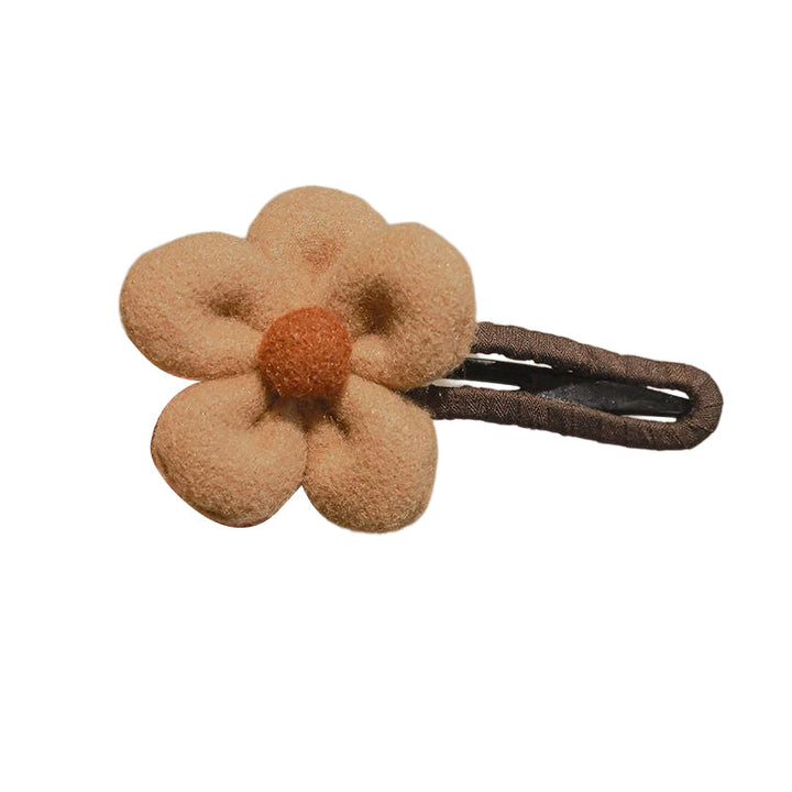 Elegant Plush Flower Hairpins Stornfield