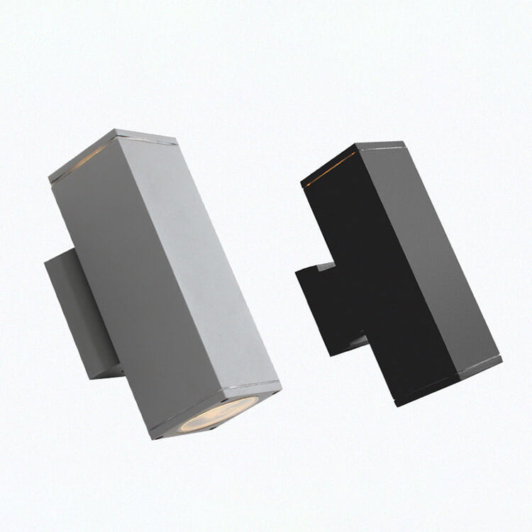 Modern Minimalist Square Column LED Luminous Outdoor Waterproof Wall Sconce Lamp | Stornfield