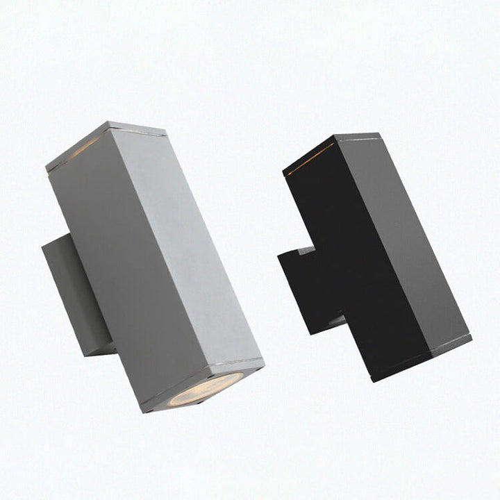 Modern Minimalist Square Column LED Luminous Outdoor Waterproof Wall Sconce Lamp | Stornfield