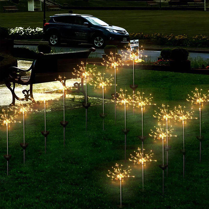 Waterproof Solar Garden Firework Lamp | Stornfield