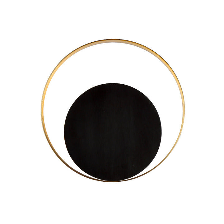 Stornfield | Modern Minimalist Circular Iron 1-Light Sconce for Bedroom