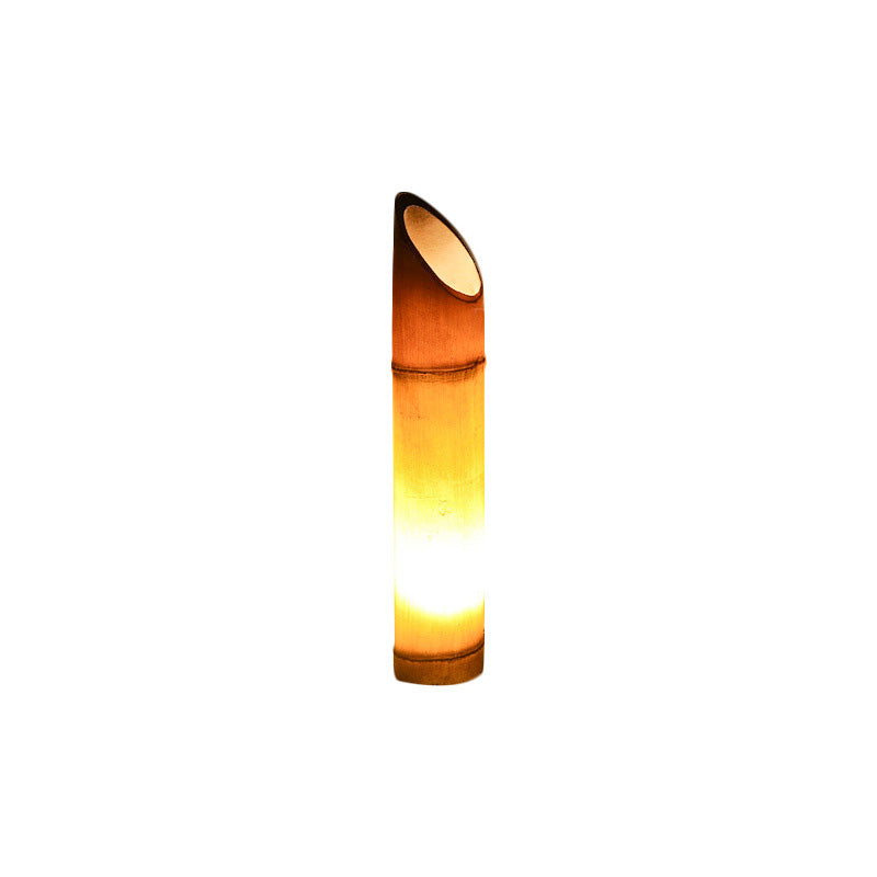 Contemporary Creative Waterproof Solar Resin Bamboo LED Landscape Lighting Outdoor Light For Garden | Stornfield