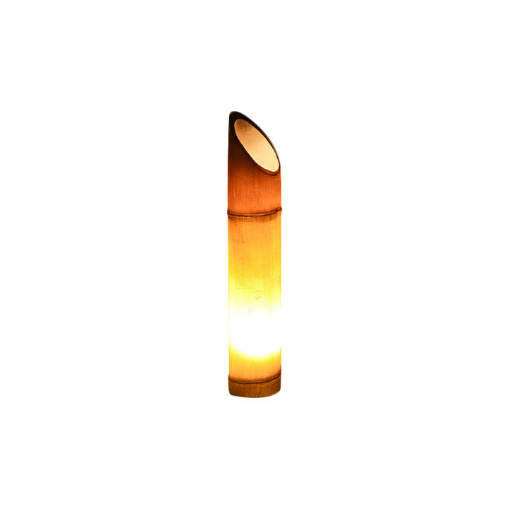 Contemporary Creative Waterproof Solar Resin Bamboo LED Landscape Lighting Outdoor Light For Garden | Stornfield