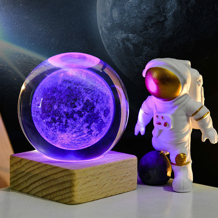 3D Galaxy Crystal Ball Night Light | Stornfield