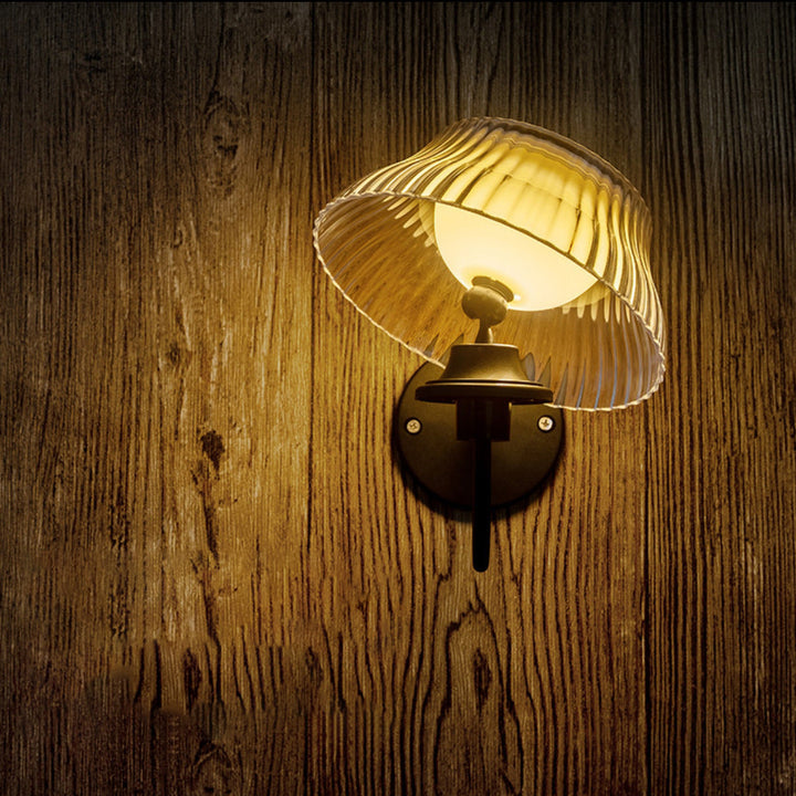 Contemporary Retro Solar Iron Alloy Plastic LED Waterproof Wall Sconce Lamp For Outdoor | Stornfield