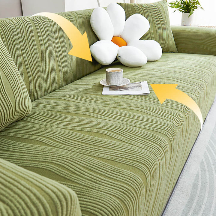 Jacquard Stretch Full-Cover Anti-scratch Couch Cover Soft Pet-Friendly | Stornfield