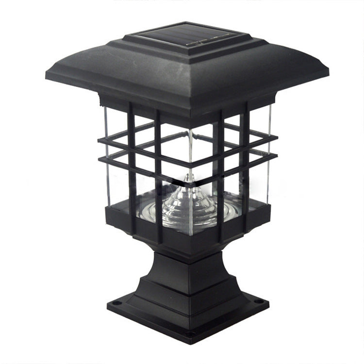 Modern Simplicity Solar Square Pillar LED Outdoor Lawn Landscape For Garden | Stornfield