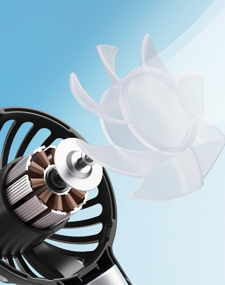 Mini Portable Fan Powerful Handheld Fan Rechargeable | Stornfield
