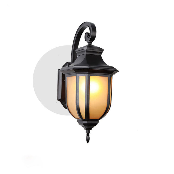 Modern European Minimalist Aluminum Alloy Square Outdoor 1-Light Wall Sconce Lamp | Stornfield