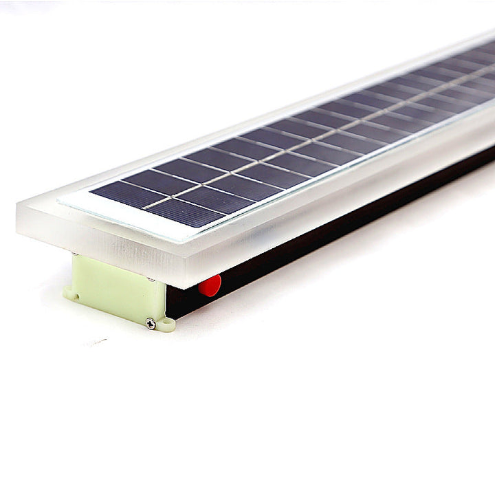 Minimalist Outdoor Solar Rectangular Strip Waterproof Patio LED Wall Sconce Lamp | Stornfield