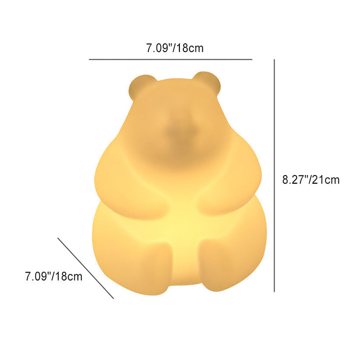 Stornfield | Lampe de table LED Bear PE créative contemporaine pour le salon