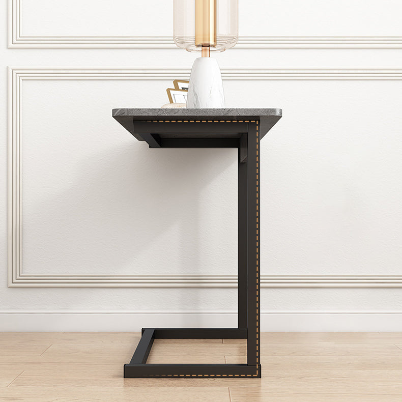 Stornfield | ModernoCurve C-Side Table | MDF Top | Modern Design | Space Saving | Perfect for Living Room & Bedroom