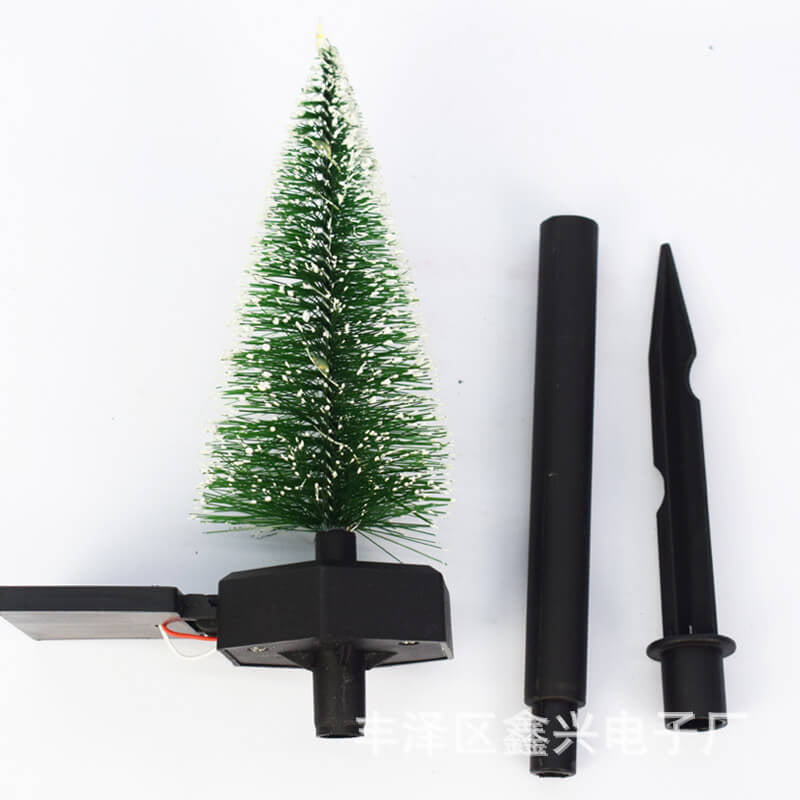 Modern Solar Christmas Tree Ground Insert Lawn Decoration Landscape Light | Stornfield