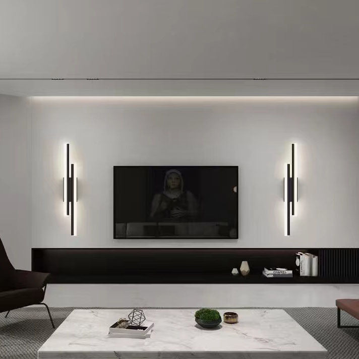 Stornfield | LuxLine Modern LED Wall Light | Minimalist Design | Iron & Acrylic | Dimmable Light