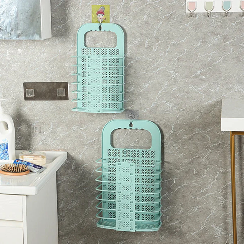 Folding Wall-mounted Punch-free Storage Baskets | Stornfield