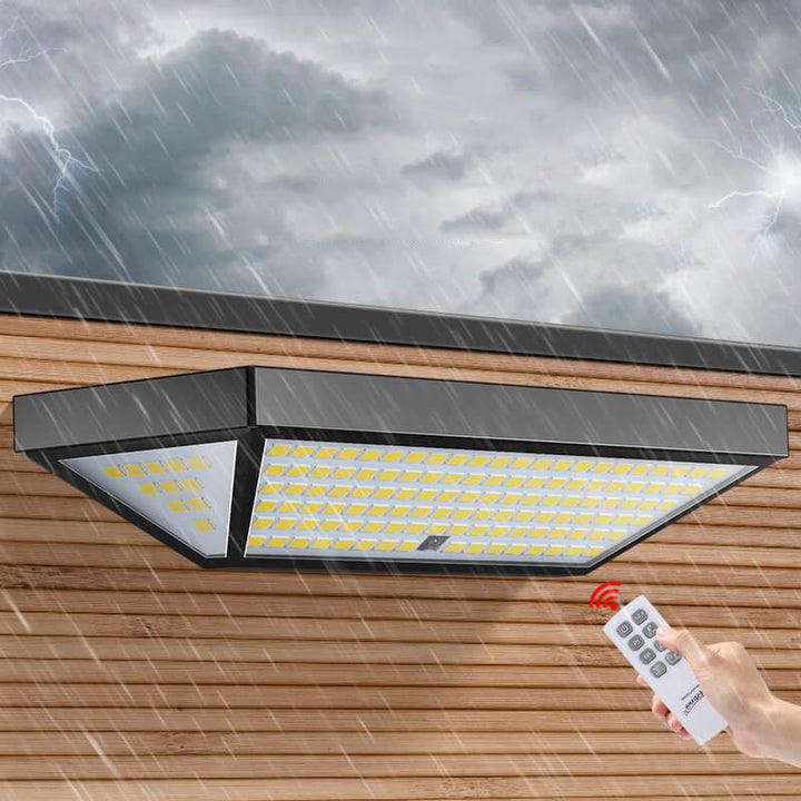 Simple Solar Trapezoid LED Multifunctional Outdoor Waterproof Garden Wall Sconce Lamp | Stornfield