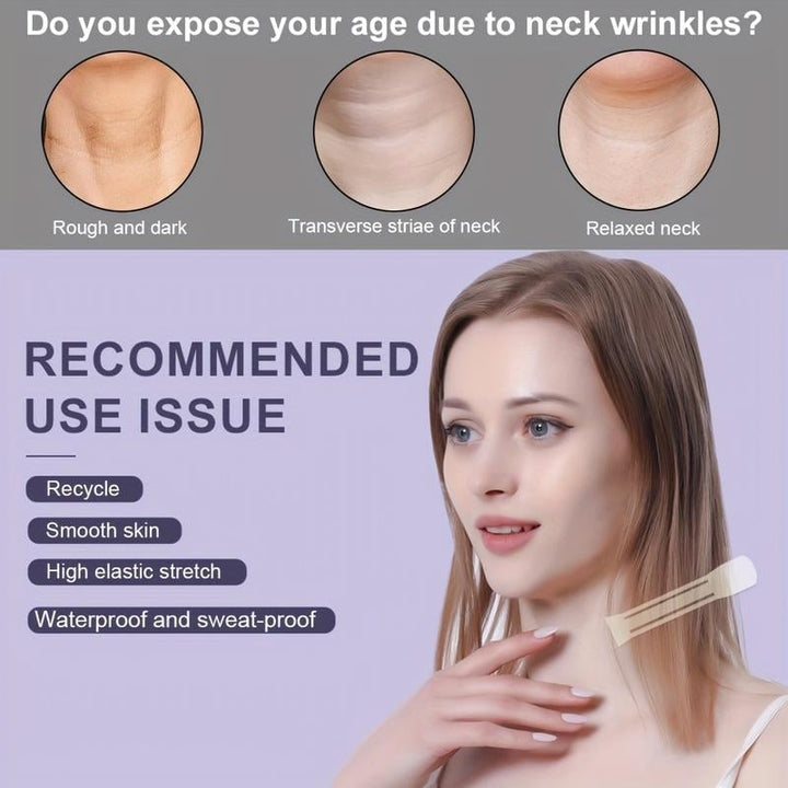 Stornfield | Neck Lifting Tape | Instant Firming & Sculpting Effect | Invisible & Skin-Safe Adhesive
