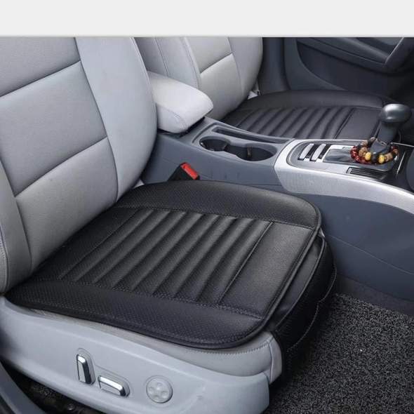 Stornfield | Leather Bamboo Charcoal Car Seat Cushion-Absorbing odor(Four Seasons Universal)