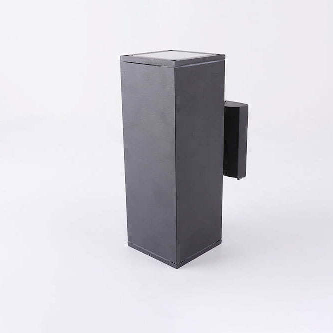 Modern Minimalist Square Column LED Luminous Outdoor Waterproof Wall Sconce Lamp | Stornfield