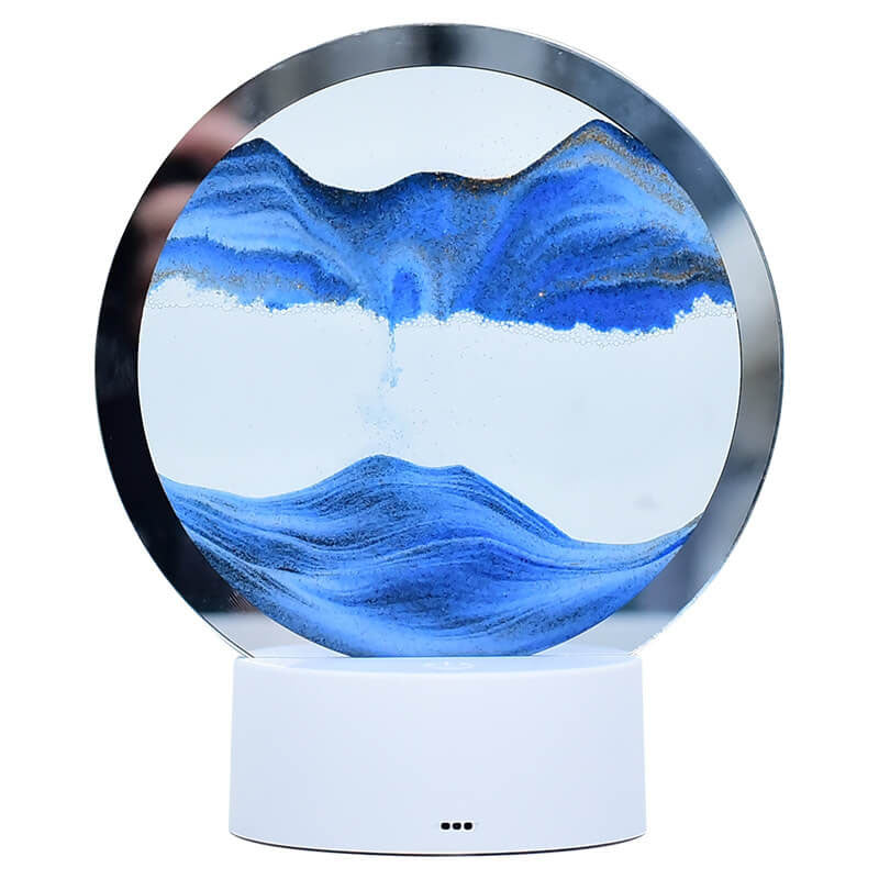 Stornfield | Creative Quicksand Round Hourglass 3D Night LED Table Lamp