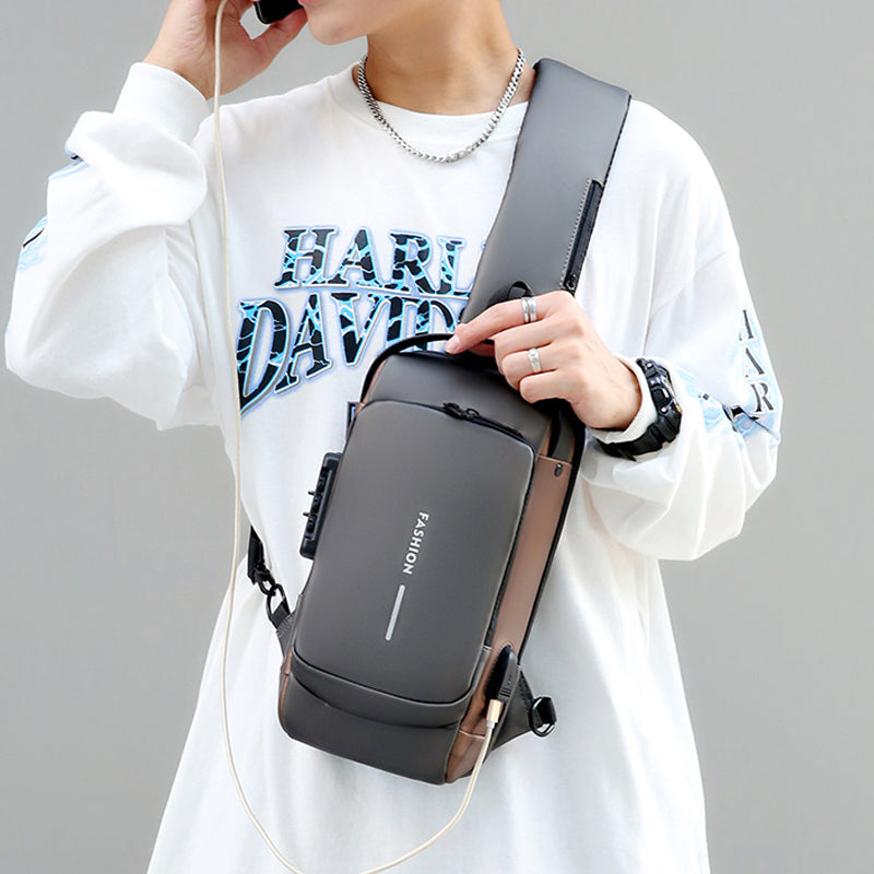 Casual multifunctional anti-theft chest bag for men | Stornfield