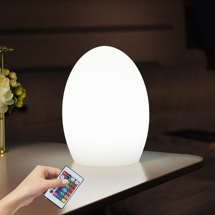 Stornfield | Lampe de table décorative LED en forme d'œuf RGB en ABS