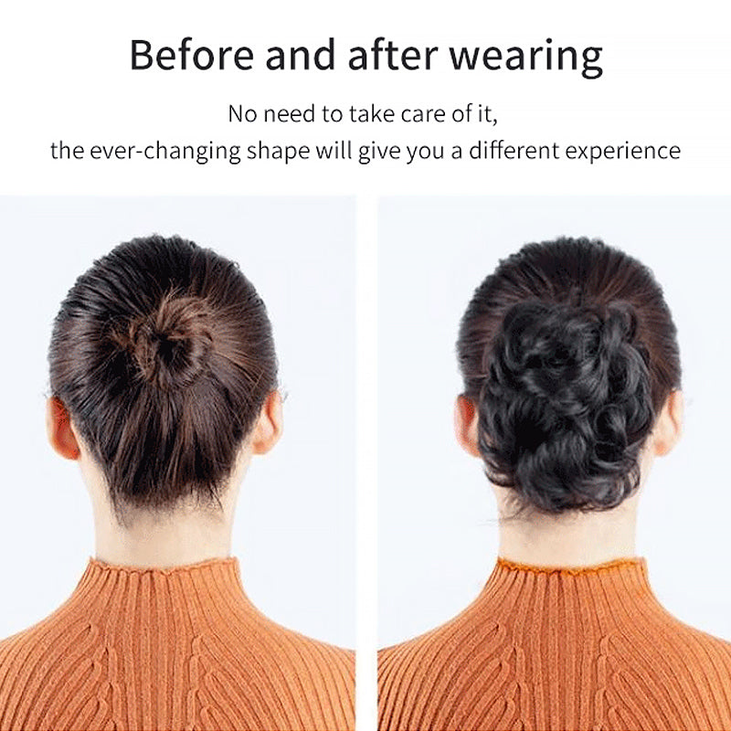 Bun Clipping Flower Buds Wig | Stornfield