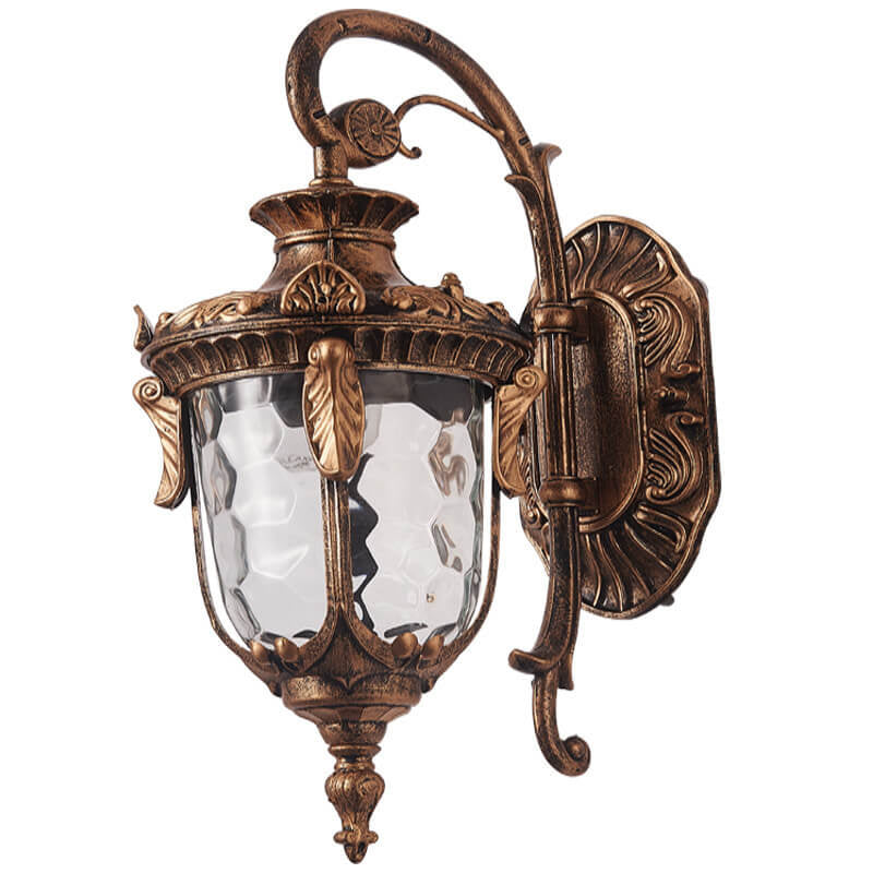 European Deluxe Lantern Outdoor Waterproof 1-Light Wall Sconce Lamp | Stornfield