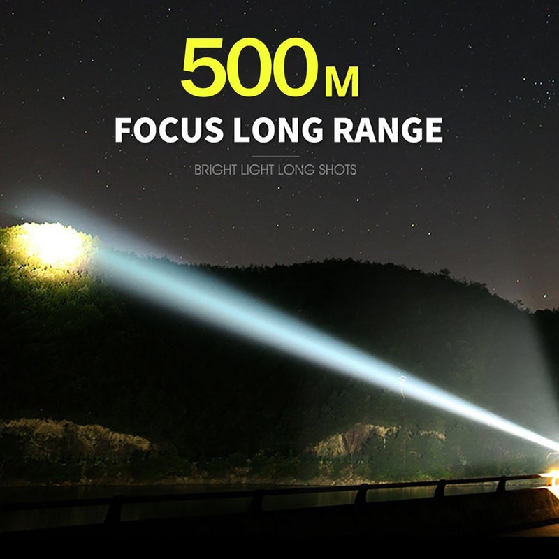 Waterproof USB Rechargeable Glare Flashlight | Stornfield