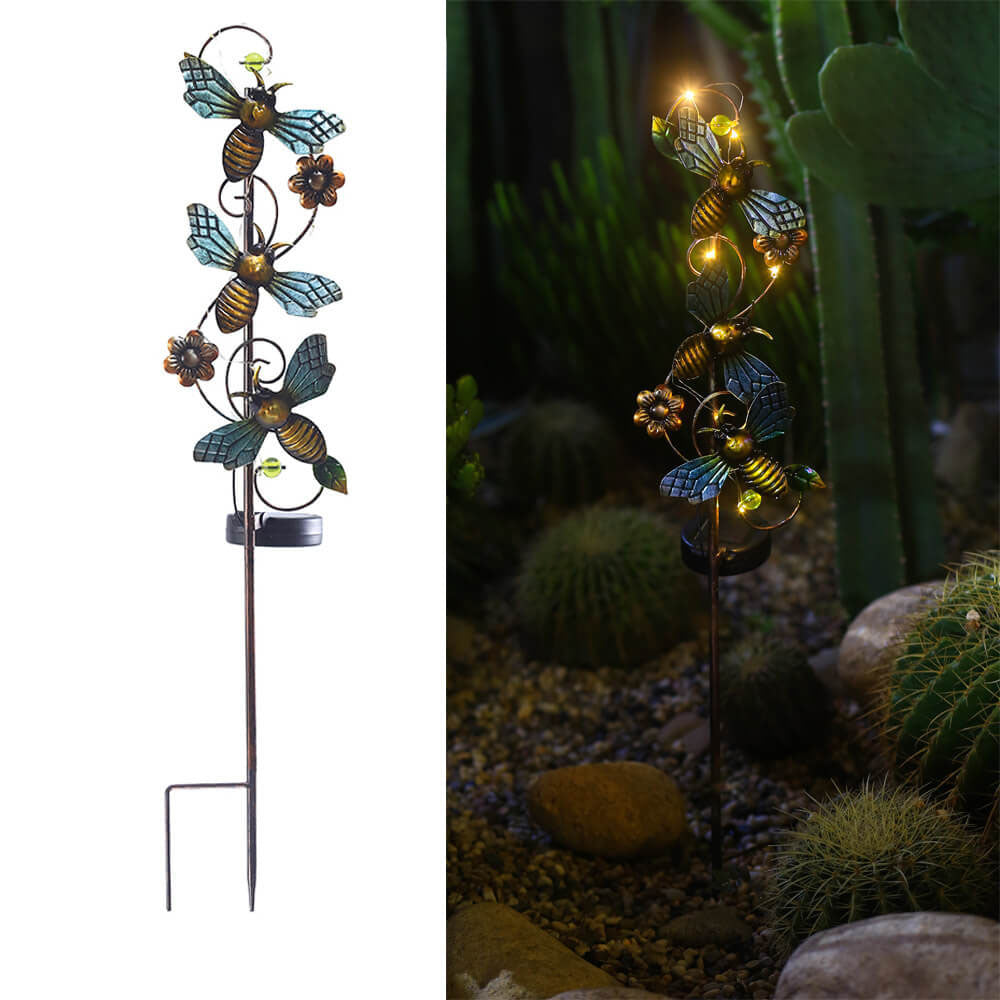 Powered Garden Lantern – Artistic Metal Design for Atmospheric Outdoor Lighting Stornfield