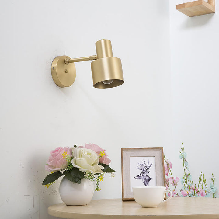 Modern Gold Wall Lamp - Minimalist Metal Design for Luxury Interiors | Stornfield