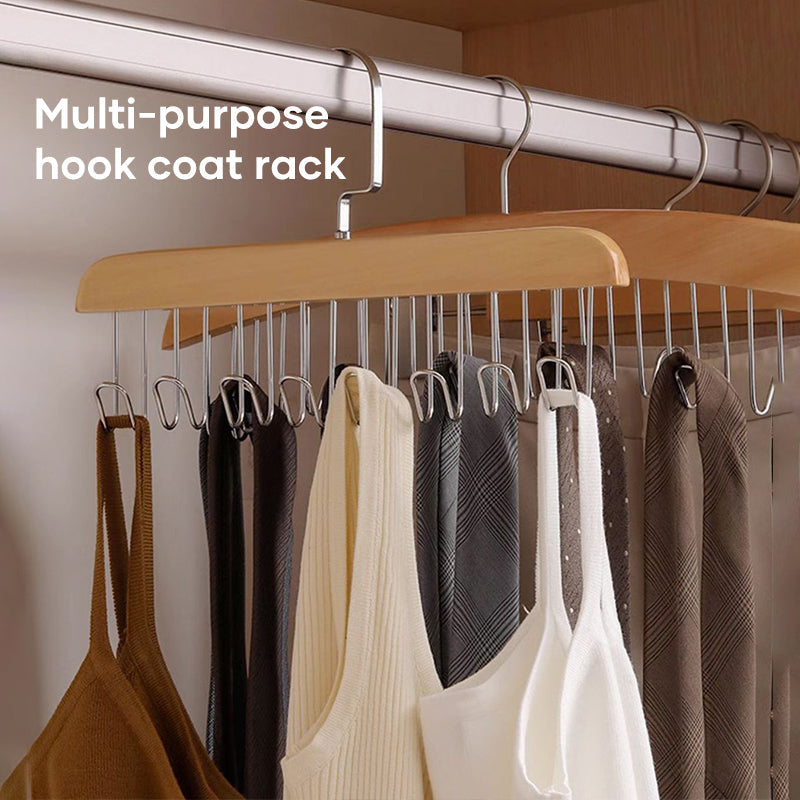 Anti-Slip Multi-Hook Clothes Rack | Stornfield