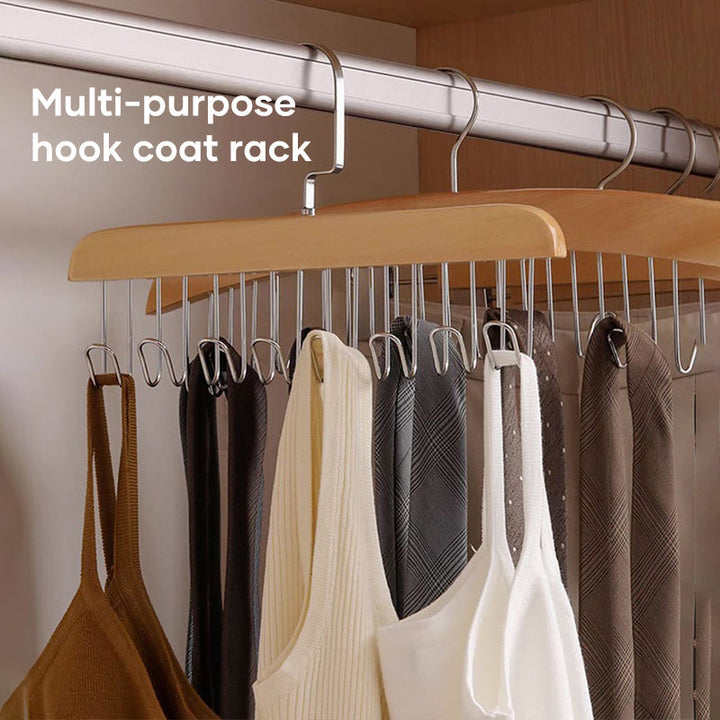 Anti-Slip Multi-Hook Clothes Rack | Stornfield