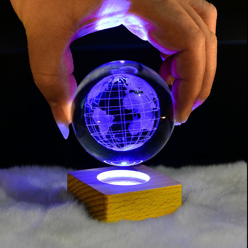 3D Galaxy Crystal Ball Night Light | Stornfield