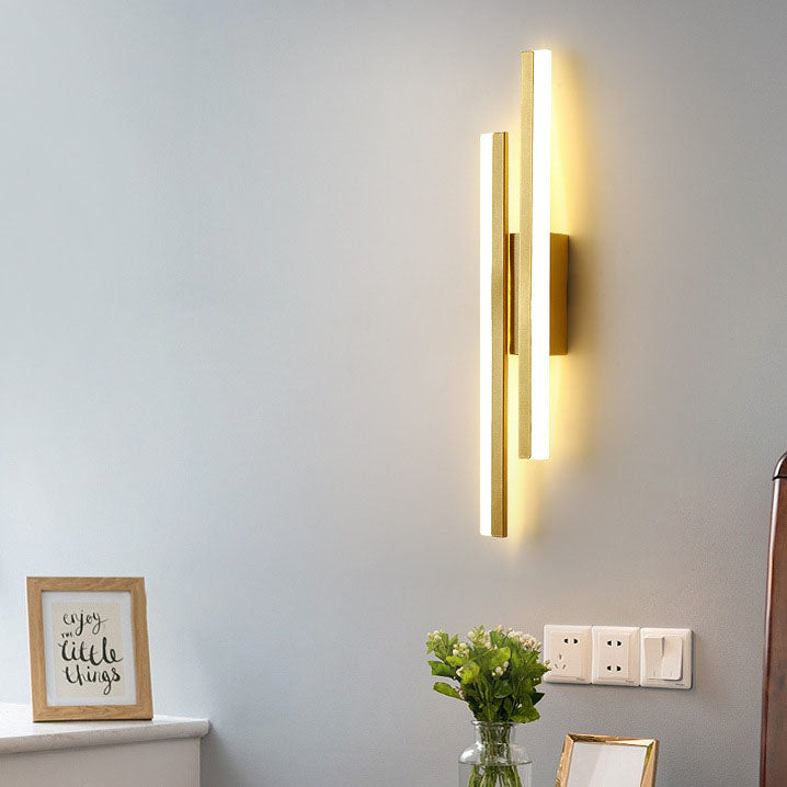 Stornfield | LuxLine Modern LED Wall Light | Minimalist Design | Iron & Acrylic | Dimmable Light