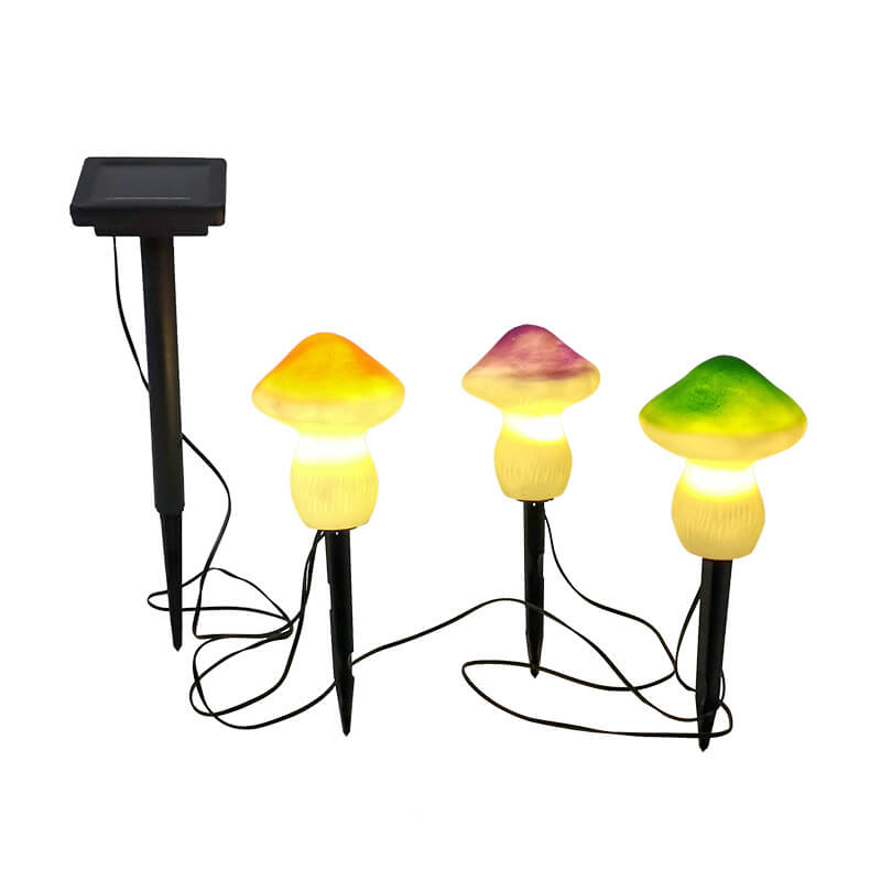 Solar Outdoor Mushroom Shape LED Garden Lawn Ground Insert Landscape Light | Stornfield