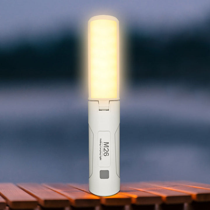 Contemporary Creative Solar Handheld Cylindrical Iron Acrylic LED Outdoor Light For Outdoor Patio | Stornfield