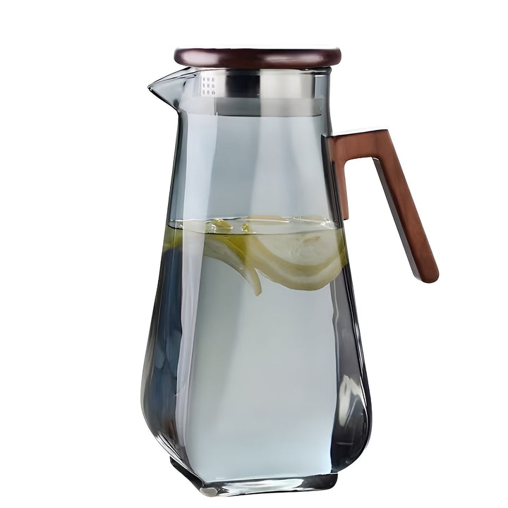 Glass Jug with Large Capacity – Heat Resistant and DuraStornfielde | Perfect for Water and Juice | Stornfield