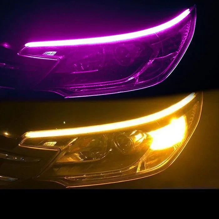 Stornfield | Flexible DRL LED Night & Daytime Running Light Strip (No Disassembling Needed)