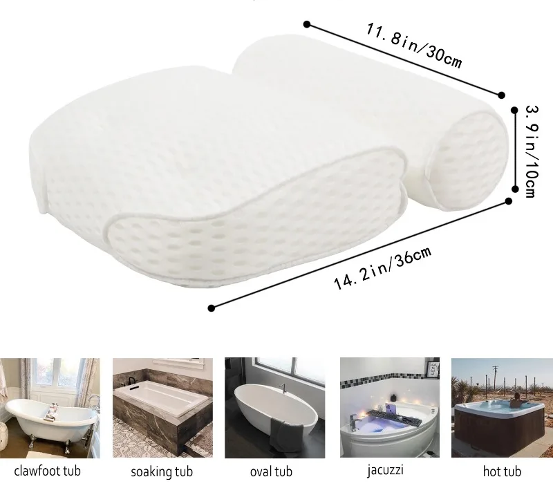 HydroComfort Luxury Bath Cushion Stornfield